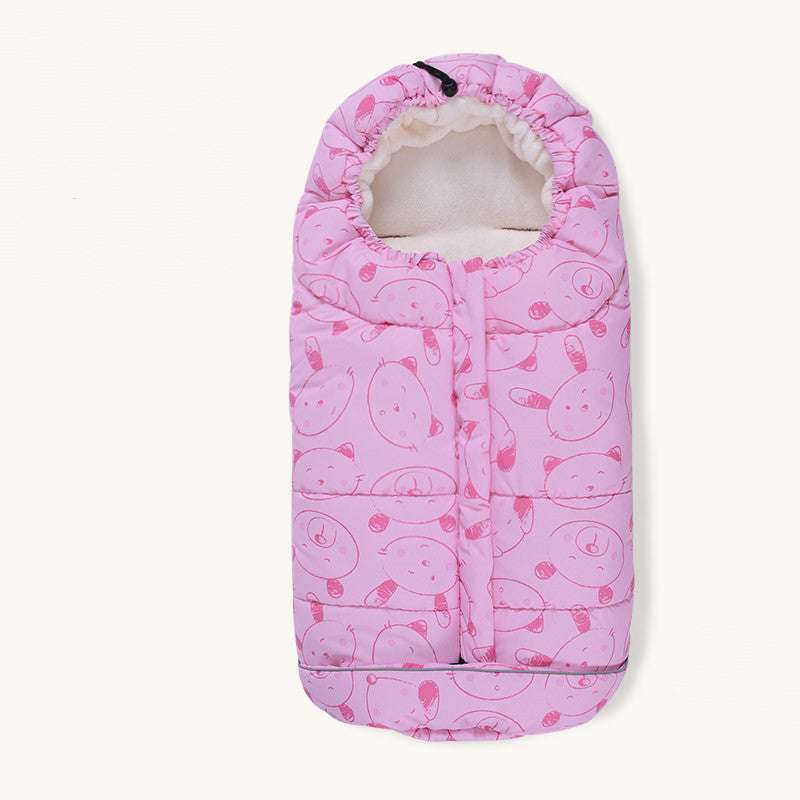 Baby Sleeping Bag Stroller Winter Windproof Thick Sleep Sacks for Infant Wheelchair Envelopes - Minihomy