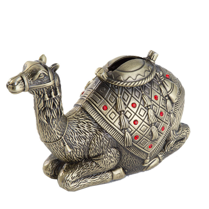 Desert Camel Piggy Bank Golden Handicraft Piggy Bank - Minihomy