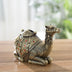 Desert Camel Piggy Bank Golden Handicraft Piggy Bank - Minihomy