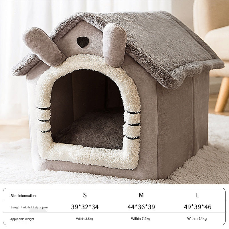 Small Dog Teddy Cat Litter Four Seasons Universal Dog House Dog Bed