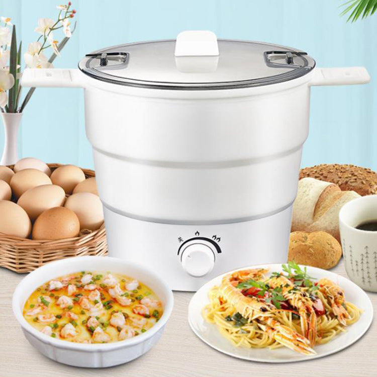 Multifunctional Electric Cooker Mini Noodle Cooker for Student Dormitory Bedroom Travel Folding Cooker Convenient Household Rice - Minihomy