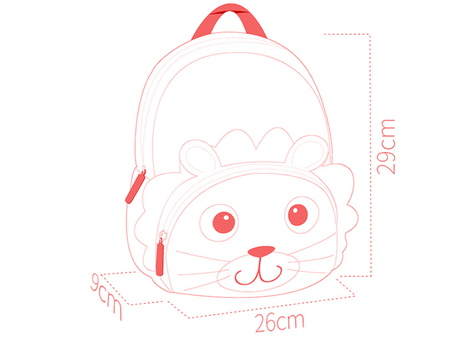 Children's School Bag Kindergarten School Bag Neoprene Cartoon Backpack - Minihomy