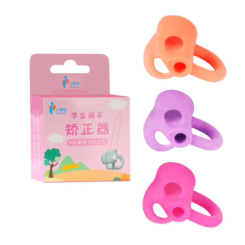 Two-Finger Grip Silicone Baby Learning Writing Tool Writing Pen