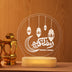 LED Ramadan Castle Moon Kerosene 3D Hanging Lamp - Minihomy