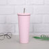 Creative Coffee Cup with Stainless Steel Straw Cup - Minihomy