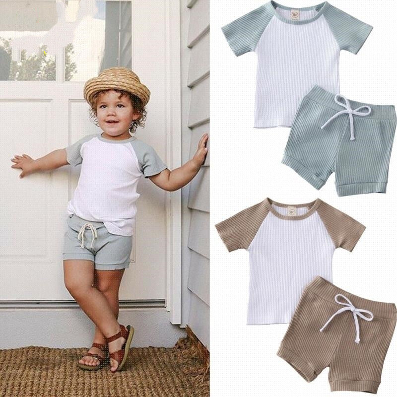 Shirt Shorts 2pcs For Baby Clothes Boy Kids Clothing