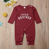 Male Alphabet Long Sleeved Romper Newborn Baby Jumpsuit - Minihomy