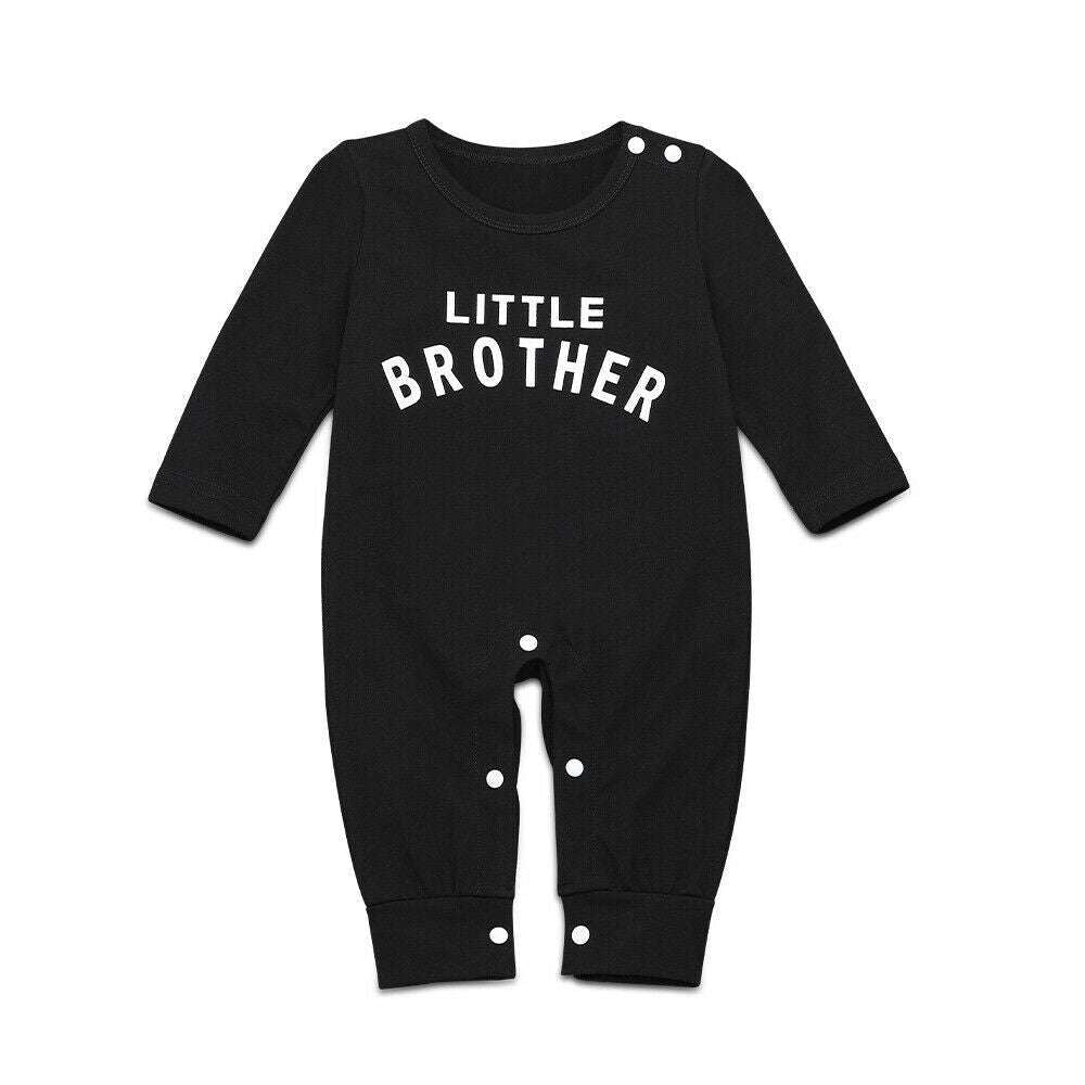 Male Alphabet Long Sleeved Romper Newborn Baby Jumpsuit - Minihomy