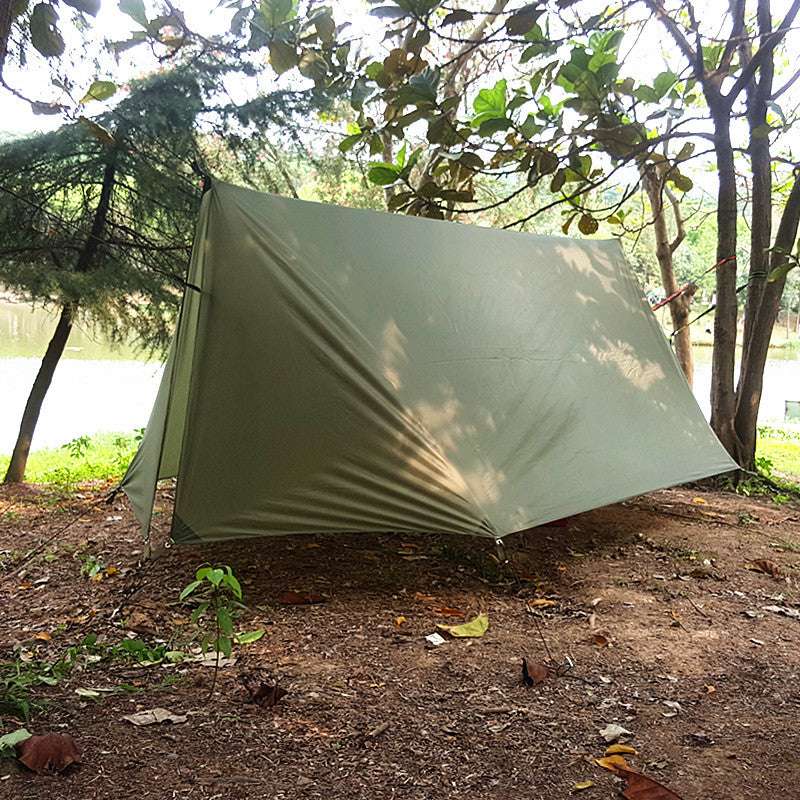 Outdoor Canopy Camping Poleless Tent Hammock Awning Camping Mat Shelter Sunshade Protection - Minihomy