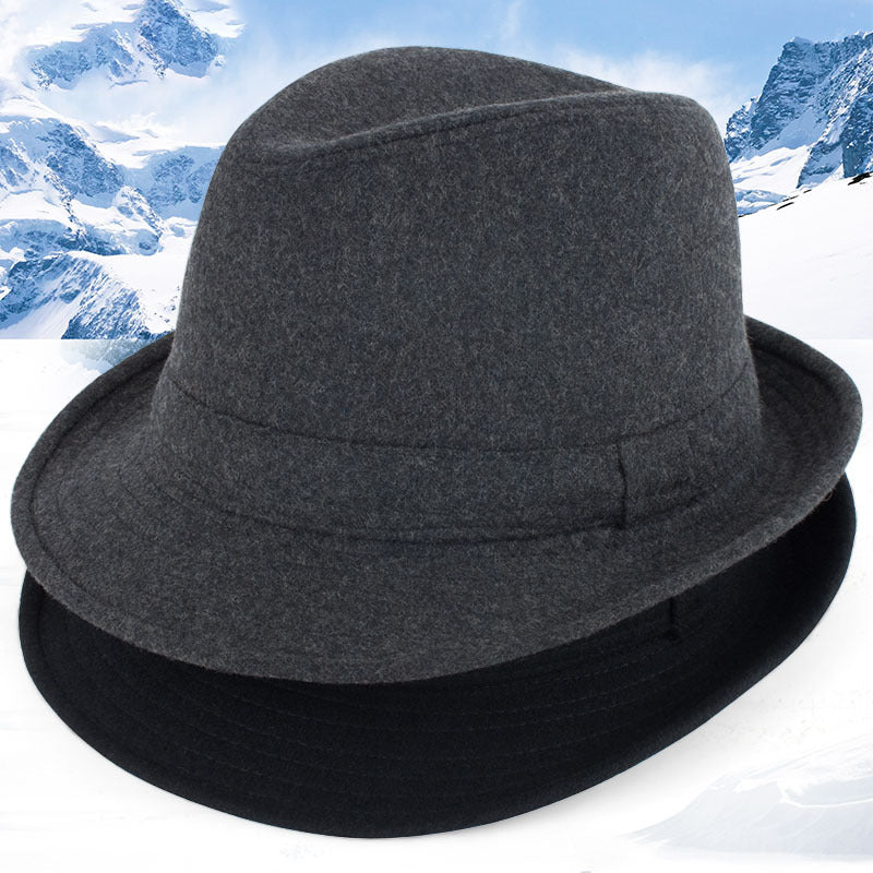 Autumn And Winter Men's Top Hat Woolen Hats - Minihomy