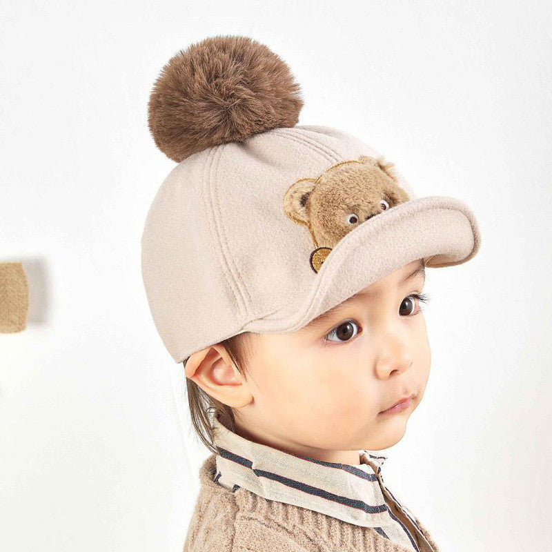 Baby Cartoon Autumn Winter Kid Cute Baby Cap - Minihomy