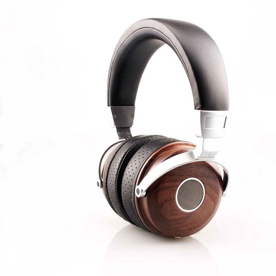 Music Monitoring Wooden Head-Mounted Wooden Headphones - Minihomy