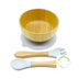 Anti-Fall And Anti-Scald Children's Tableware Suction Cup Bowl Bowl Spoon Set - Minihomy