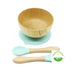 Anti-Fall And Anti-Scald Children's Tableware Suction Cup Bowl Bowl Spoon Set - Minihomy