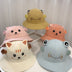 Kitten And Frog Sun Hat Small Pot Hat Baby Hat - Minihomy