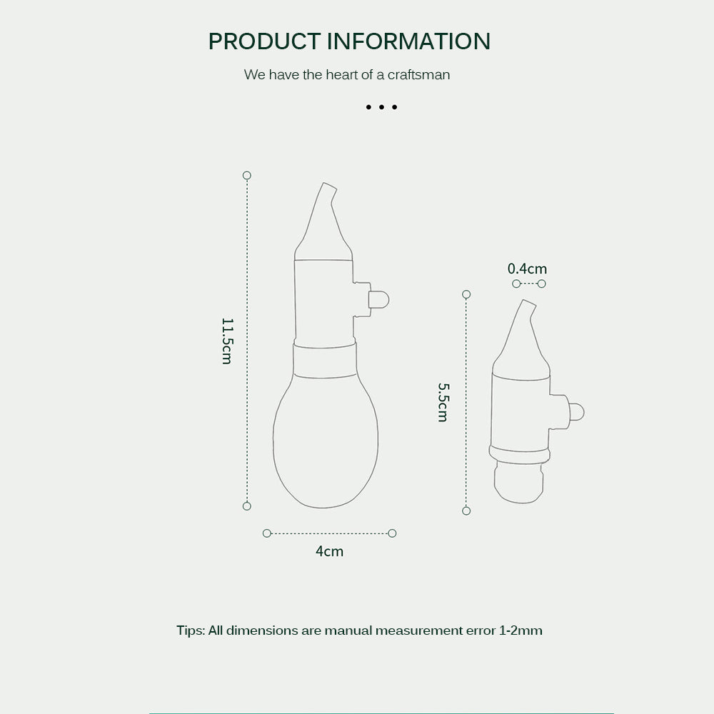 Infant Silicone Nasal Aspirator Pump Type Neonatal Cold Nasal Mucus Cleaner - Minihomy