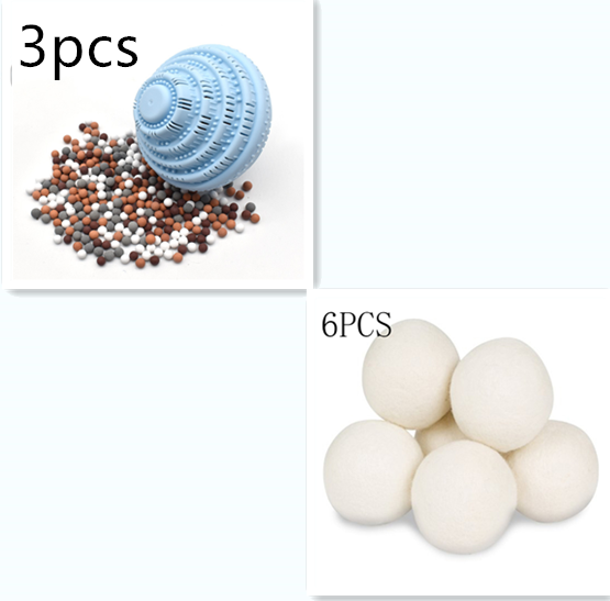 Reusable Eco Natural Magic Laundry Ball No Detergent Wash Wizard Style Washing Machine Plastic Balls