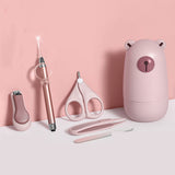 Baby Nail Care Set with Cute Case Baby Nail Clippers Scissors - Minihomy