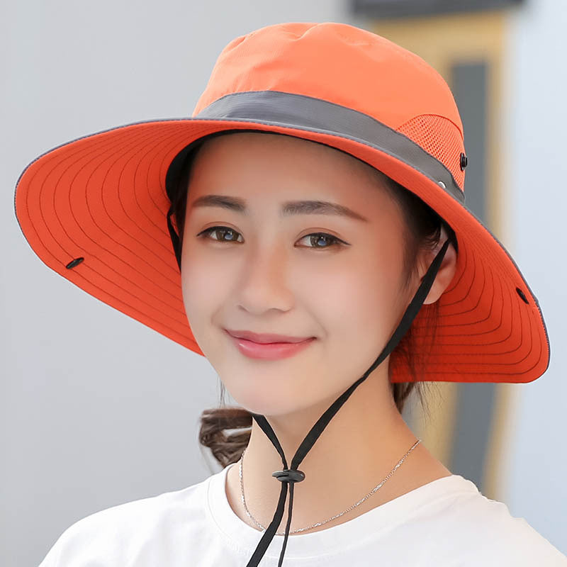 Outdoor sunshade hat couple fisherman's hat - Minihomy