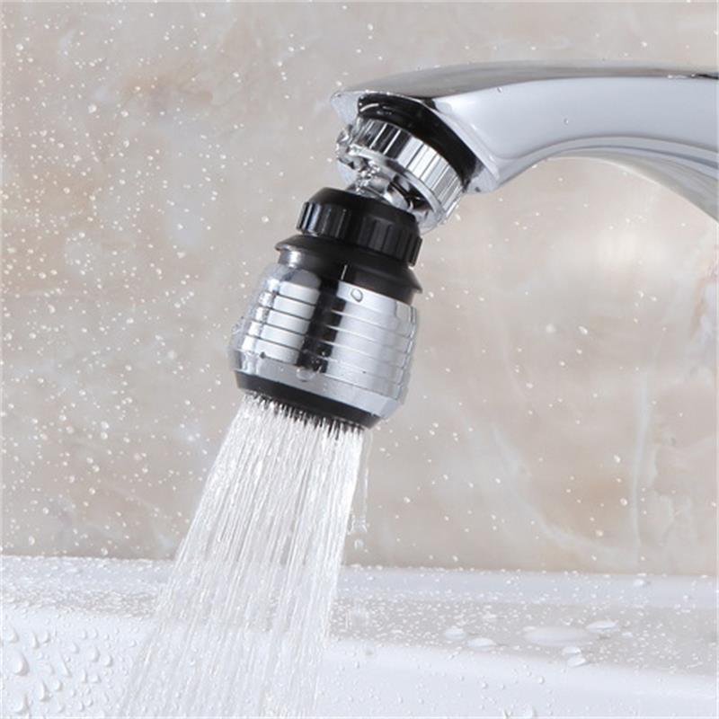 Plastic Imitation Metal Water-saving Faucet Faucet Bubbler Kitchen Universal Faucet 360-degree Splash-proof Faucet - Minihomy