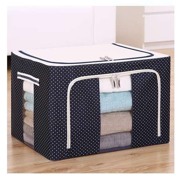 Oxford Cloth Folding Cloth Household Fabric Storage Box - Minihomy