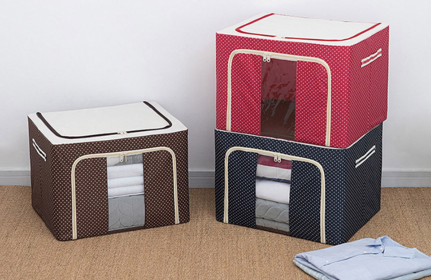 Oxford Cloth Folding Cloth Household Fabric Storage Box - Minihomy