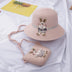 Cute Rabbit Decoration Bag with Two-Piece Straw Hat for Kids - Minihomy