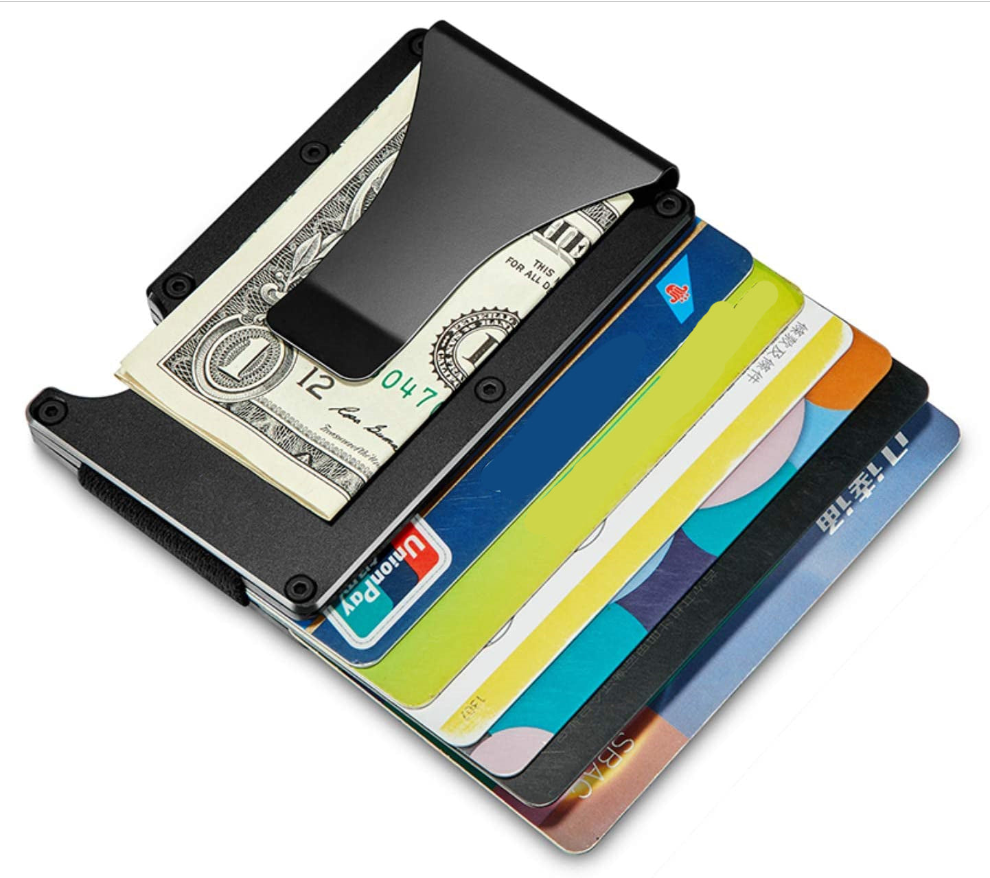 Blocking Slim Money Clip Wallet ID Credit Card Holder Thin Minimalist - Minihomy