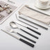 7-piece Set Of Creative Titanium-plated Environmentally Friendly Portable Tableware - Minihomy