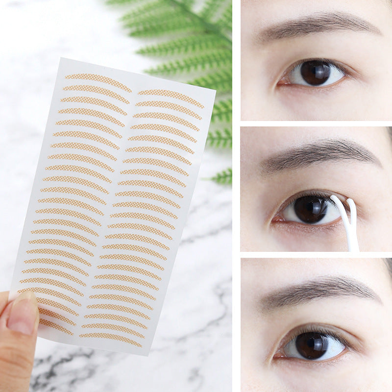 Lace Double Eyelid Stickers Without Trace, Flesh-Colored Invisible - Minihomy