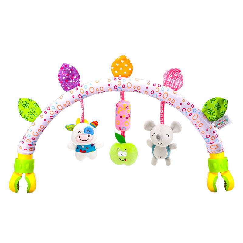 Baby Musical Mobile Toys for Bed Stroller Plush Baby Rattles Toys for Baby - Minihomy