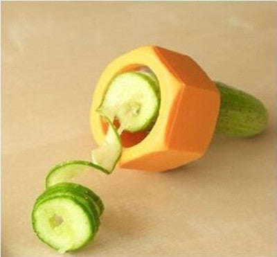 Kitchen Gadgets Spiral Knife Vegetable Cutter Kitchen Fixture Cucumber Slicer - Minihomy