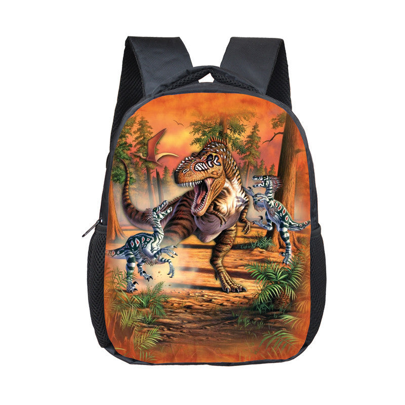 Cartoon Dinosaur Kindergarten Backpack - Minihomy