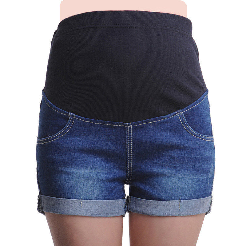 Maternity Denim Shorts - Minihomy