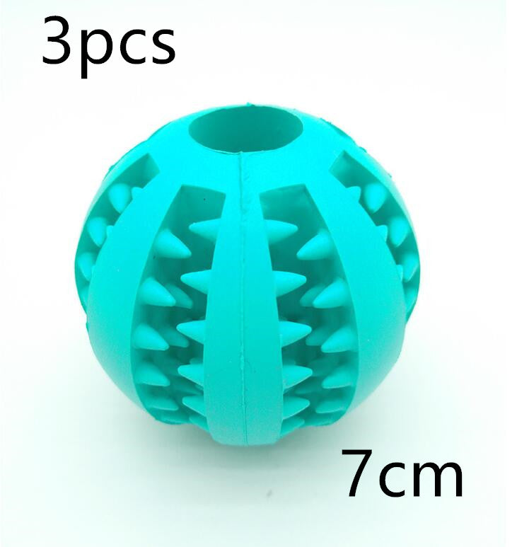 Pet Slow Feeder Dog Toy Cute Funny Rubber Dog Ball Toy - Minihomy