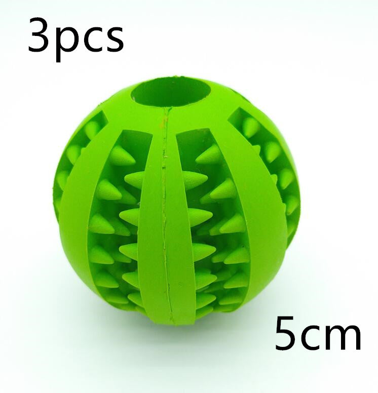 Pet Slow Feeder Dog Toy Cute Funny Rubber Dog Ball Toy - Minihomy