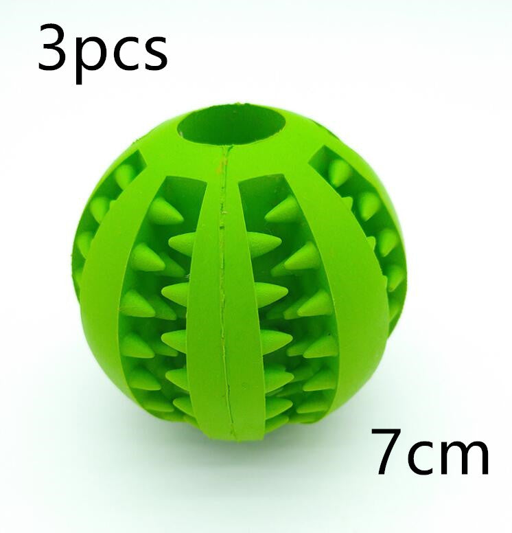 Pet Slow Feeder Dog Toy Cute Funny Rubber Dog Ball Toy - Minihomy