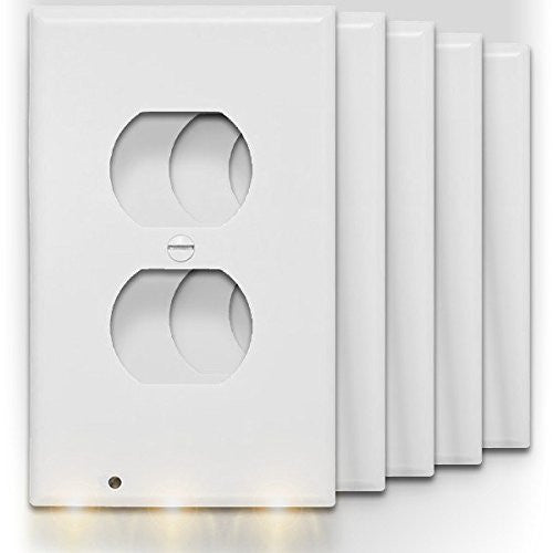 Durable Convenient Outlet Cover Duplex Wall Plate Led - Minihomy