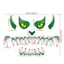 Creative Halloween Plastic Eyes Halloween Decoration Green Monster Door Sticker Decoration - Minihomy