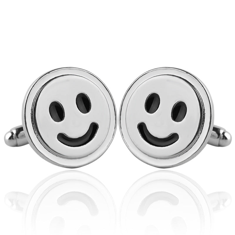 Smile Face Paint Cufflinks