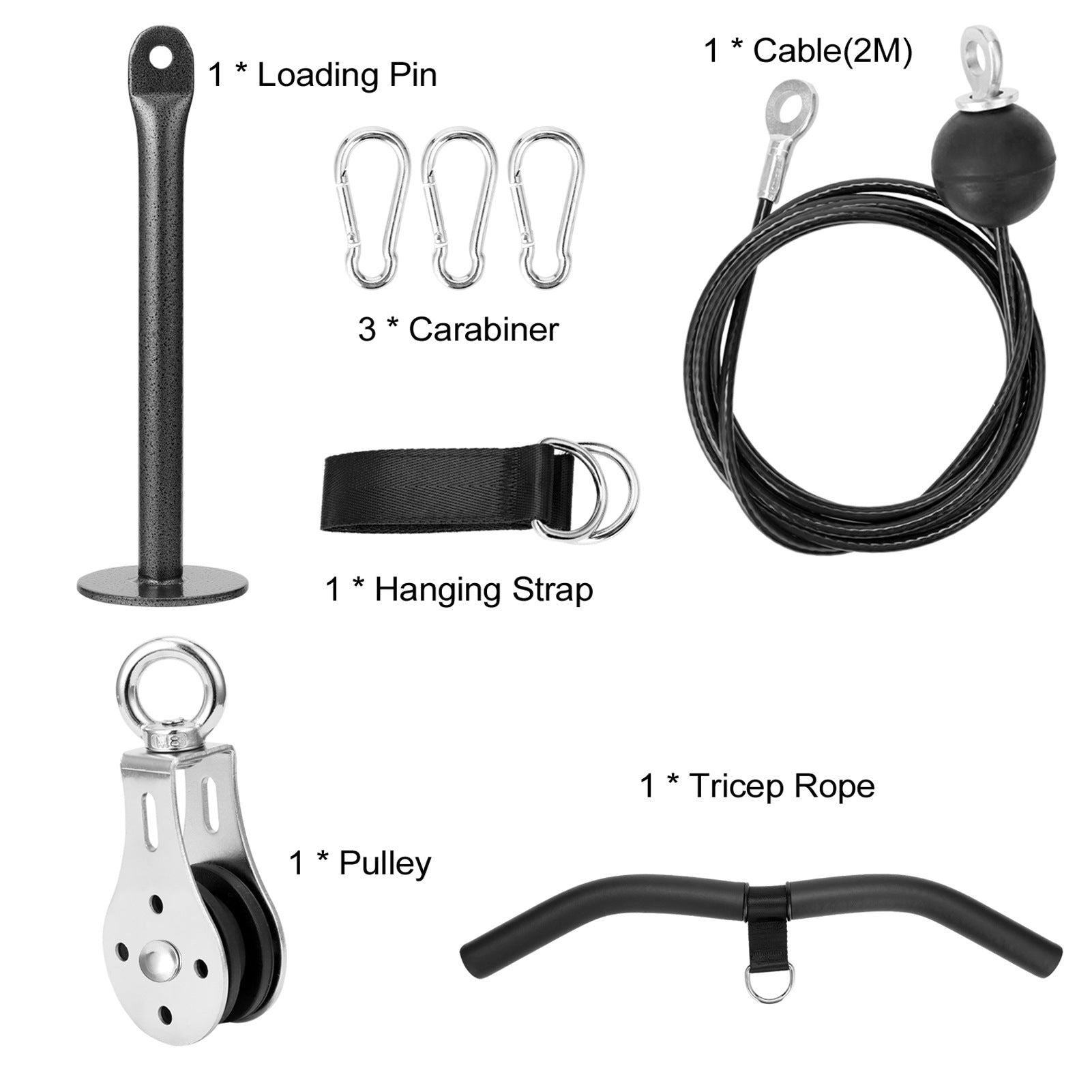 High Drop-down Gantry Pulley - Household Horizontal Bar Fitness Equipment Rally - Minihomy