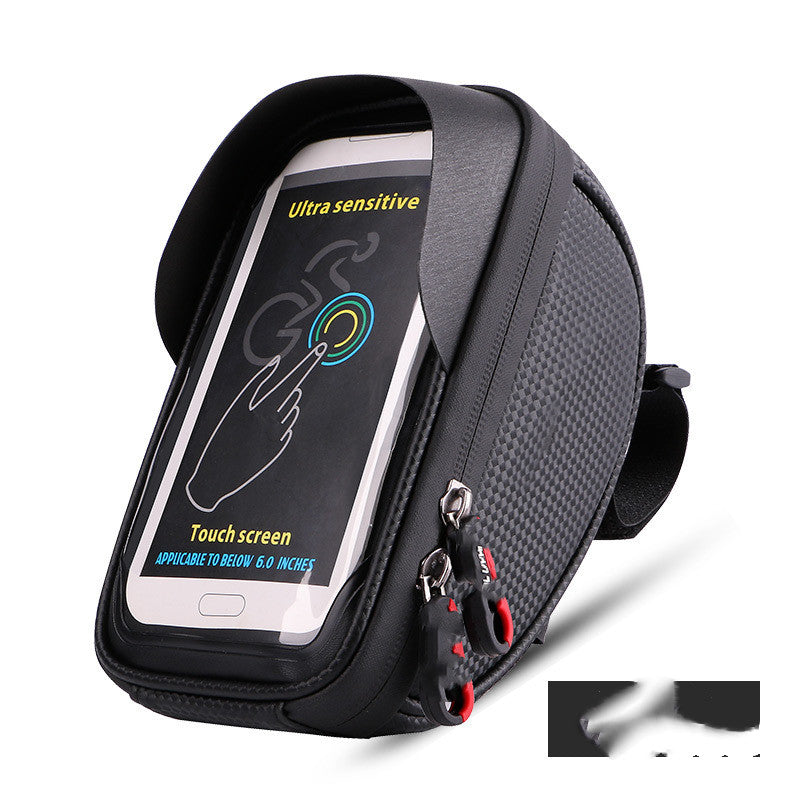 Front Handlebar Bag, Riding Mobile Phone Waterproof Navigation Bag, Upper Tube Bag, Front Head Bag - Minihomy