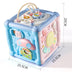 Baby Musical Box Toddler Funny Hand Drum Toy Baby Activity Cube Geometric Blocks - Minihomy