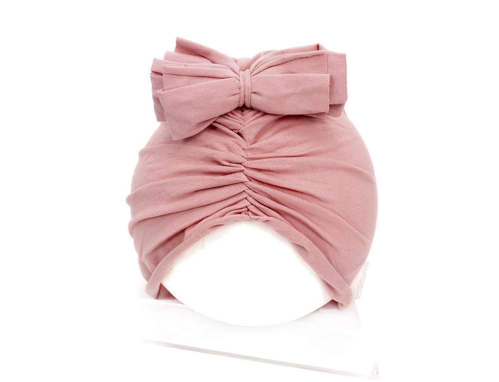 Cute Baby Hat Newborn Soft Baby Girl Hat Turban Infant Toddler Baby Cap - Minihomy