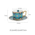 Coffee cup and saucer set home afternoon tea exquisite cup - Minihomy