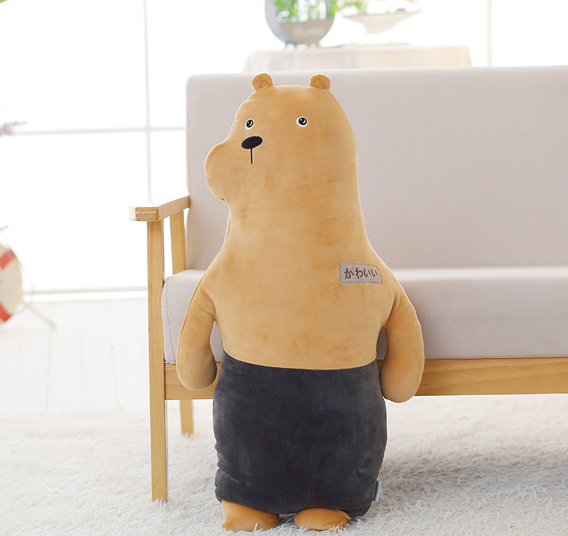 Mountchen Kids Room Decoration Animal Cushion Fox Bear Whale Pillow - Minihomy