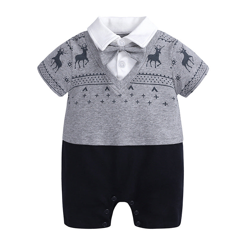 Baby Romper Gentleman Baby Jumpsuit - Minihomy