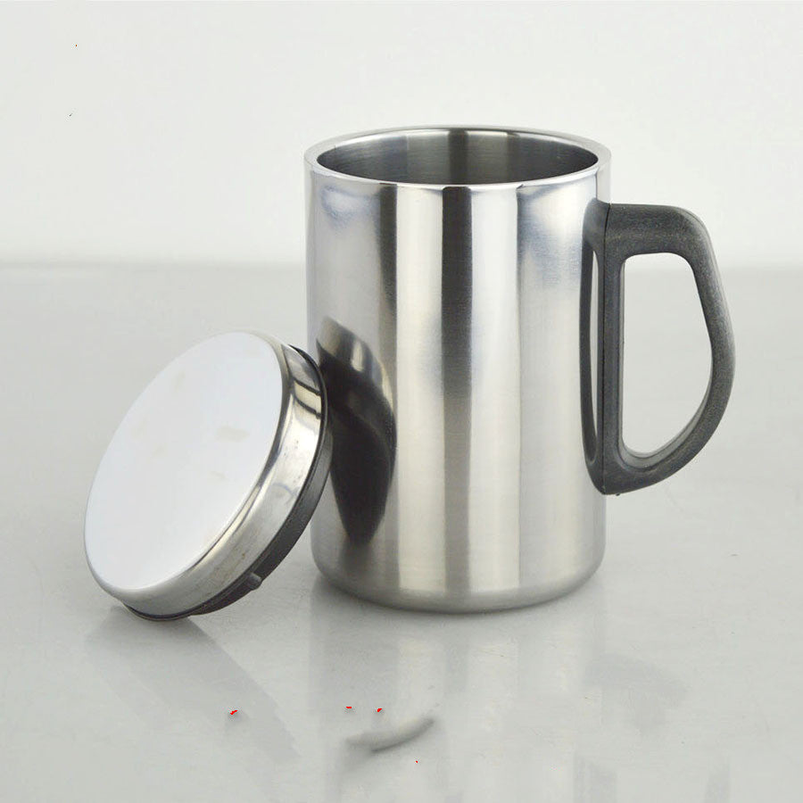 Export Stainless Steel Double-layer Mug Thermos Outdoor Water Cup Gift Cup Custom Logo - Minihomy