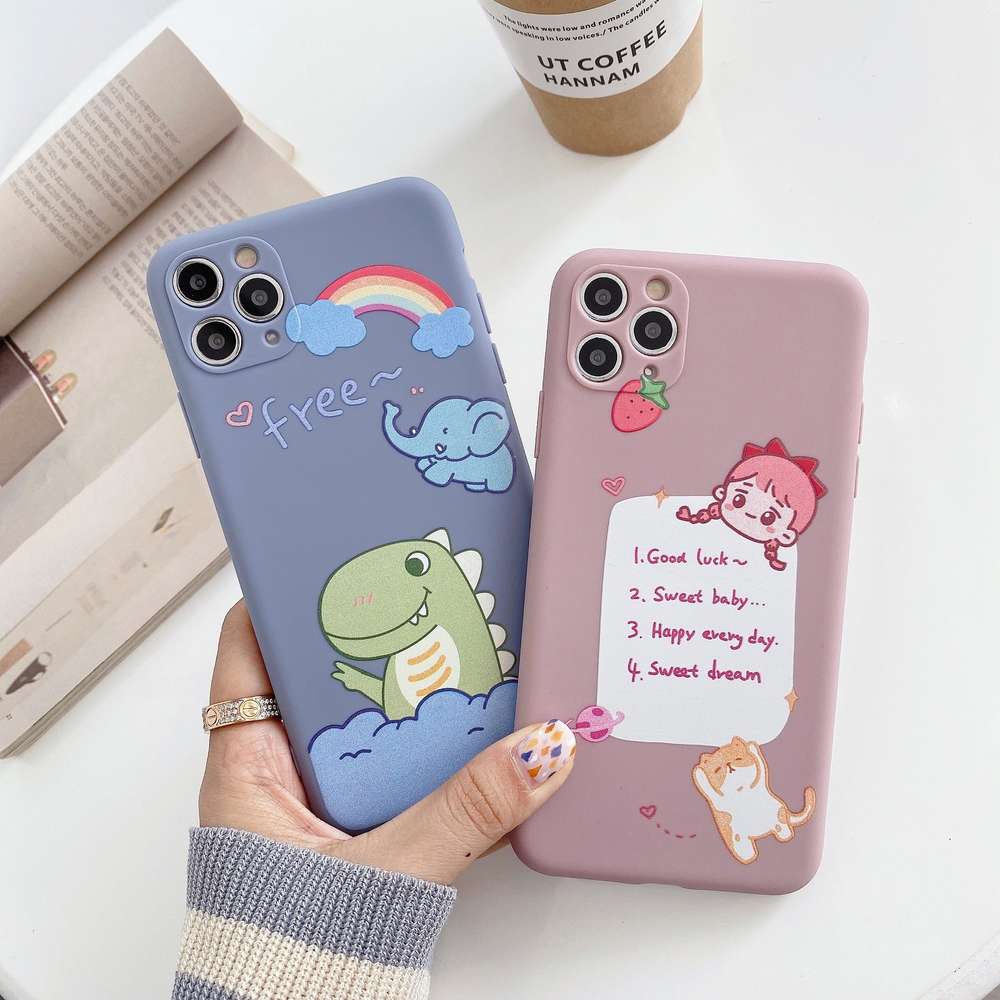 Cartoon Soft Shell Mobile Phone Case - Minihomy