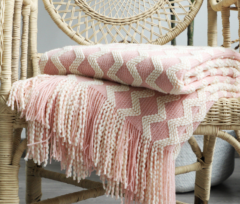 Nordic Knitted Decorative Sofa Blanket - Minihomy